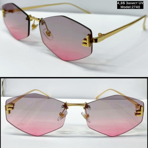 0055 Жіночі «безоправні» (2740) Захист UV